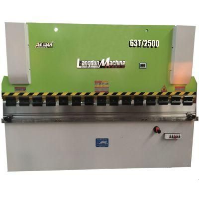 Wc67y-63t/2500 Bending Press Brake Machine Wc67y-63t/2500 CNC Hydraulic Press Brake Machine for Sheet Metal Bending Cutting Machine