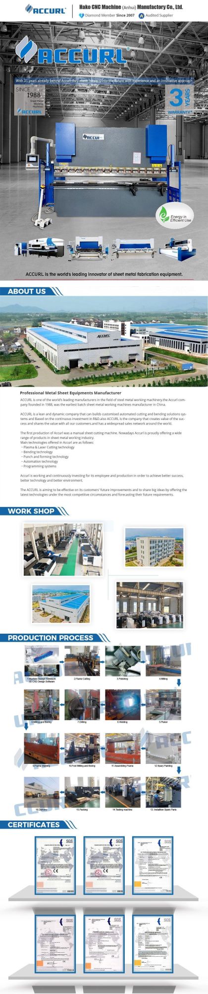 Global Exported Sheet/Plate Rolling Bending Machine with Delem Control System