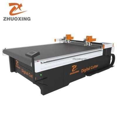 Zhuoxing Digital Cutter and CNC Knife Cutting Machine for Rubber Fiberglass Flet Rubber Foam