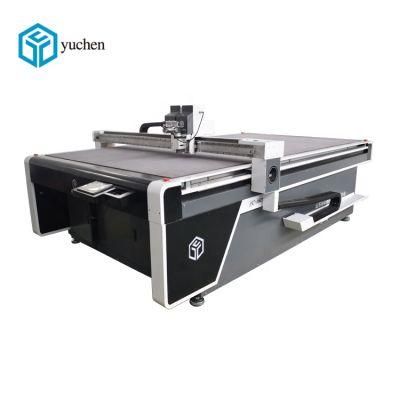 High Speed and Precision Cutting Machine for PVC Mat Leather Curtain Cutting