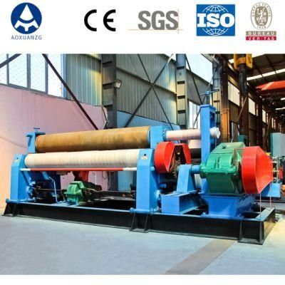 W11-8X2500 Mechanical 3 Roller Plate Bending Rolling Machine for Metal Plate Sheet