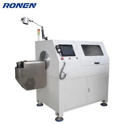 Automatic Hydraulic Metal Twisted Round Ring 3D Wire Bending Machine