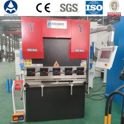 High Accuracy Pipe Metal Bending 40t/1600 Small CNC Hydraulic Press Brake with Tp10s Controller