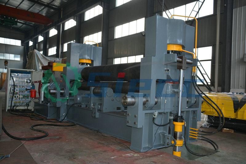 CNC Hydraulic 4 Rolls Plate Bending Machine, 4 Roller Plate Rolling Machine, 4 Rolls Plate Roll