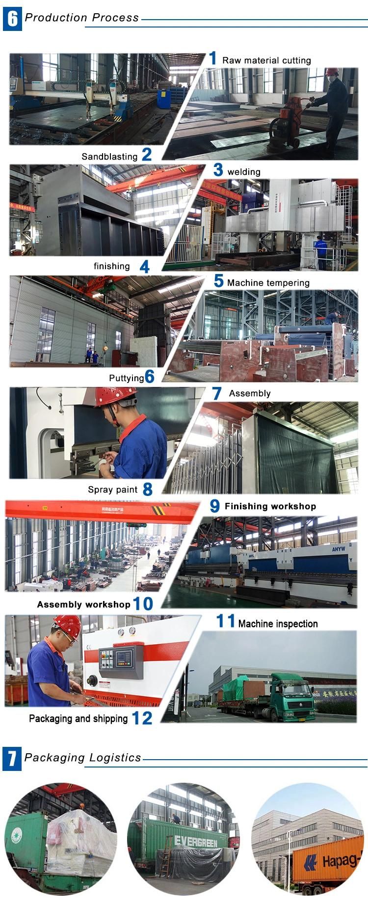 4X2500 Hydraulic Shearing Machine Specifications with Ce ISO