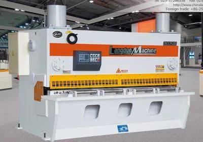 Hydraulic Guillotine with High Resolution Touch CNC Metal Sheet Shearing