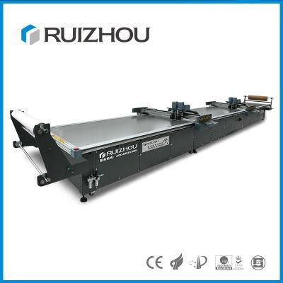 CNC Oscillating Knife 12016 Cutting Machine for Fabric Textile with Dual Cutting Heads