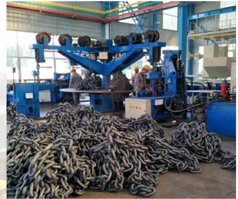 48mm to 90mm Manual Steel Anchor Chain Making Machine Chain Forming Machine