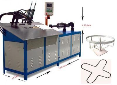 Automatic Flower Cage Metal Wire Bending 2D CNC Steel Wire Forming Machine