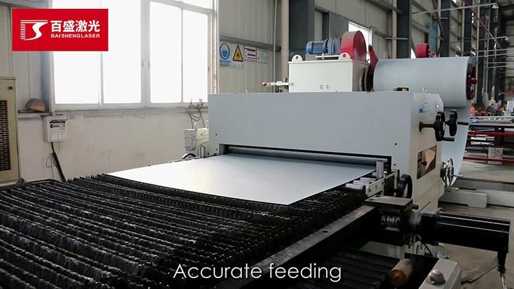 High Efficiency Auto Rolled Coil Steel Fiber Laser Cutting Machine for One Production Line