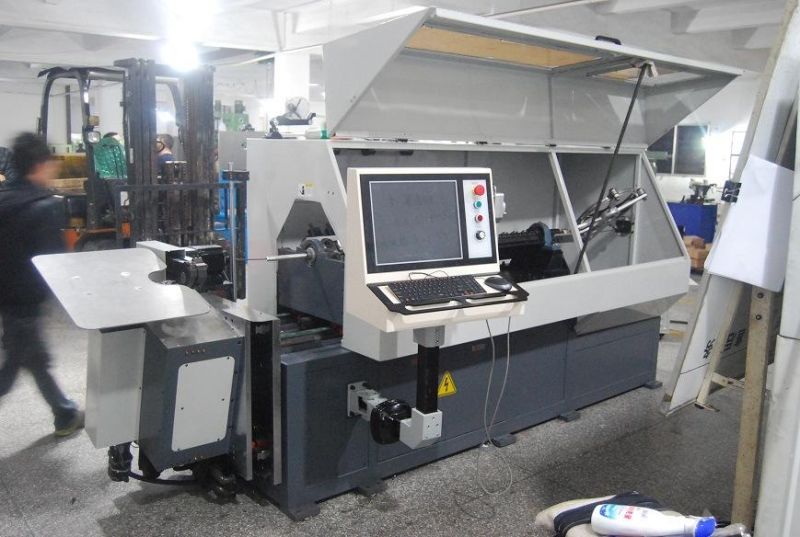 10 Axes Automatic CNC 3D Wire Bracket Hook Bending Machine