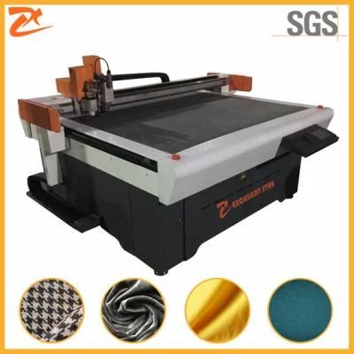 CNC Automatic Single Layer Fabric Cloth Cutting Machine 1214