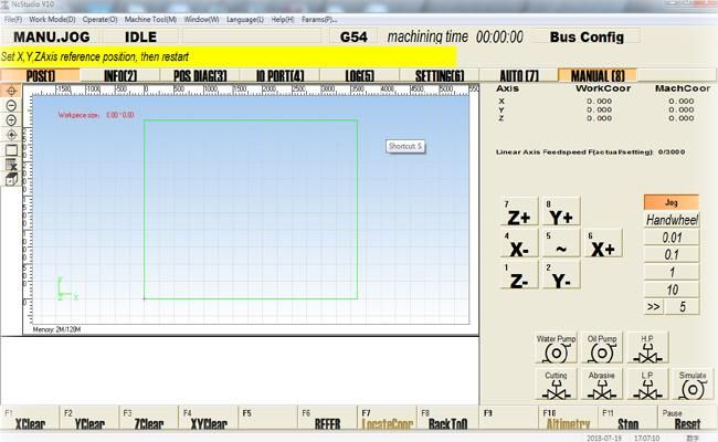 Onejet Three Axis Waterjet CNC Controler