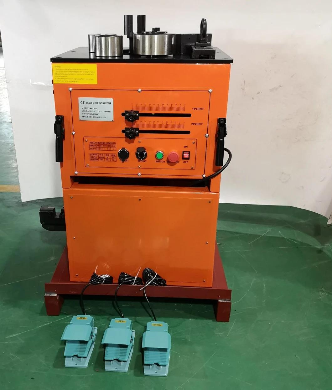 Rbc-32 Hydraulic Rebar Steel Bar Wire Rod Stirrup Bending and Cutting Machine with CE Certification