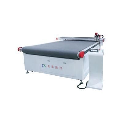 Digital CNC Automatic Vibrating Knife Fabric Cutter with Round Knife Factory Price