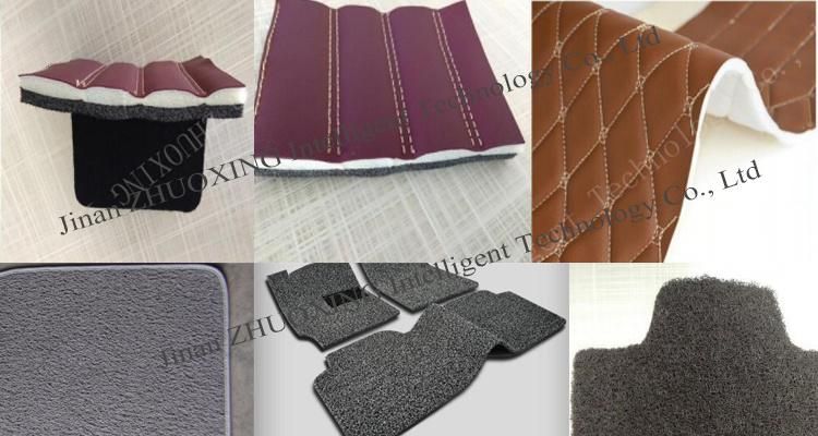 Zhuoxing CNC Oscillating Knife Car Mat Carpet Composite Leather Carbon Fiber Gasket Cutting Machine