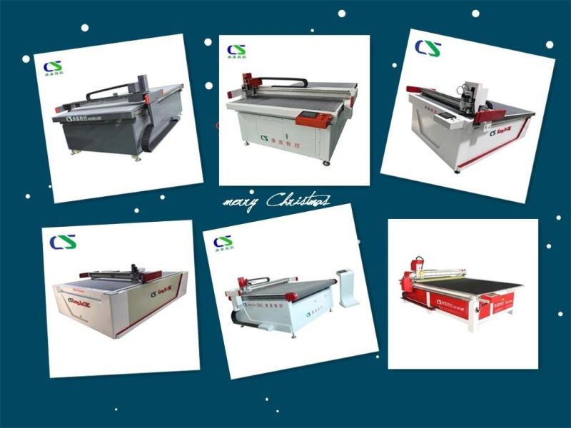 CNC Oscillating Knife Leather Fabric Rubber Foam Sponge Cutting Machinery with CE & ISO Certificate