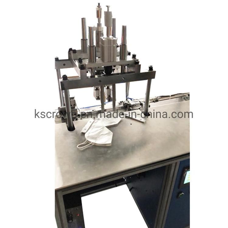 Semi-Automatic Disposable Medical Face Mask Earloop Ultrasonic Welding Machine Price