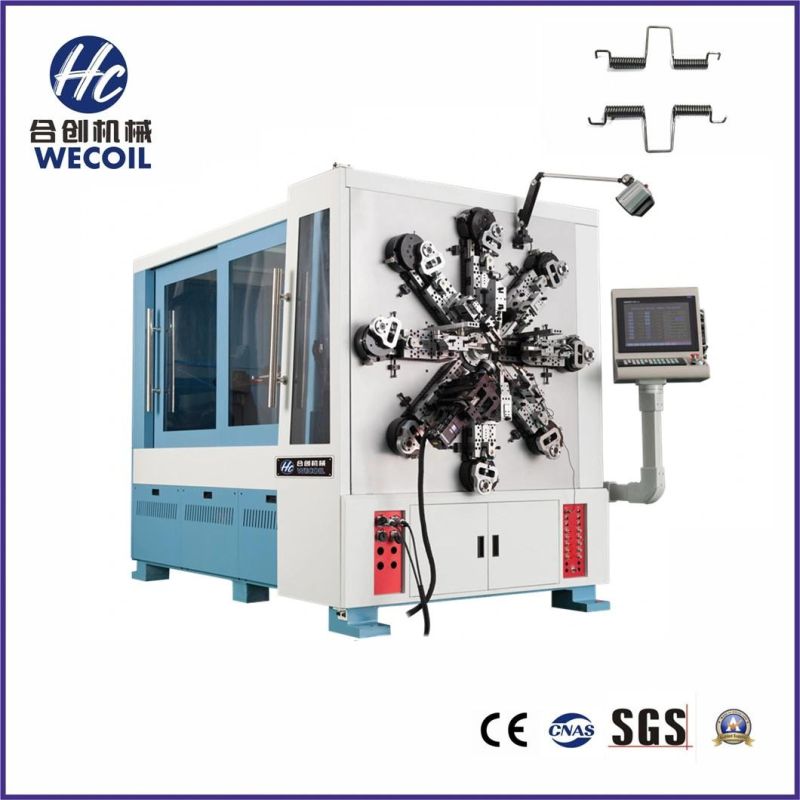 Wecoil HCT-1245WZ 12-16axis plastic becket wire form spring making machine