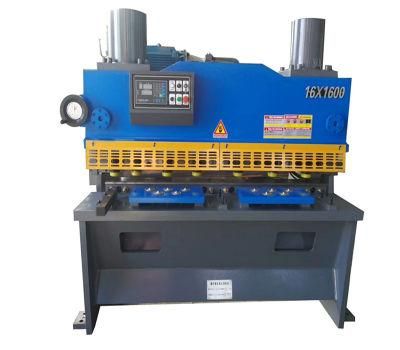 QC11y-4X1600-E10 Hydraulic Guillotine Plate Shearing Machine/ Sheet Metal Cutting Machine