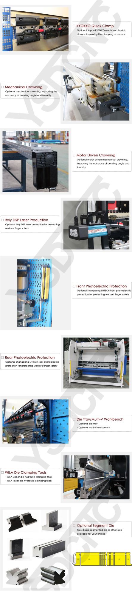 We67K Hydraulic CNC Press Brake Sheet Metal 4 Axis Automatic Bending Machine with Delem Da58