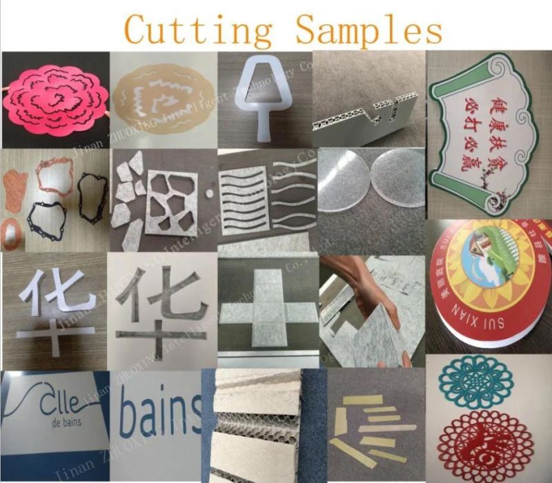 CNC Self Adhesive Vinyls Flatbed Cutting Plotter Kiss Cut Sticker Cutter Factory in Jinan Good Quality
