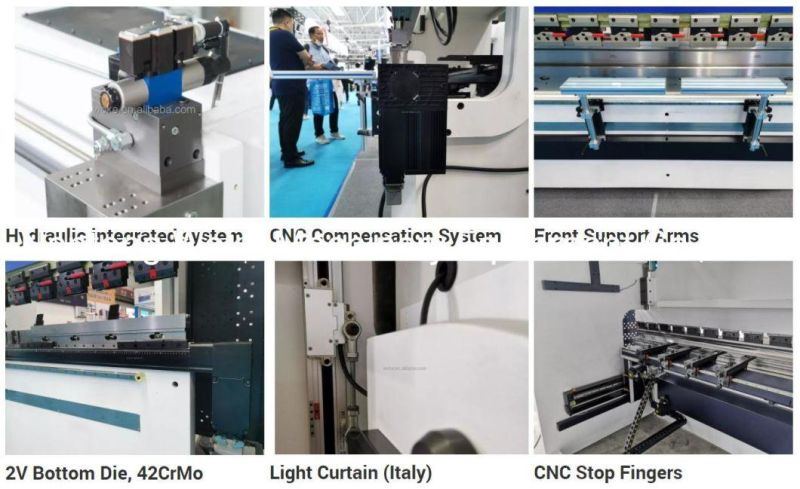 100t 3200mm 200ton Electric Hydraulic CNC Delem Press Brake Manufacturers