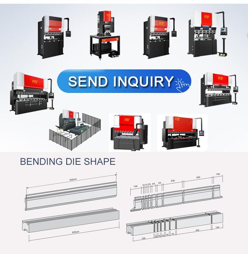 Four-Axis Standard CNC System Different Length of Section Punch Bending Machine