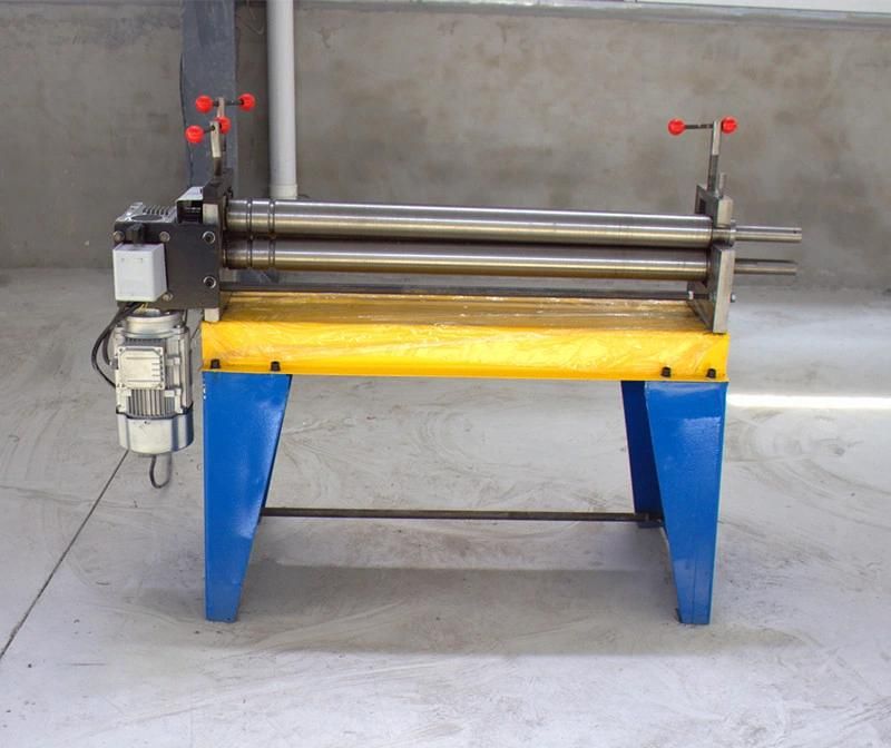 2mm Electric Three-Roll Bender Bending Machine Veneer Reeling Machine Coil Coiled Sheet Metal Plates