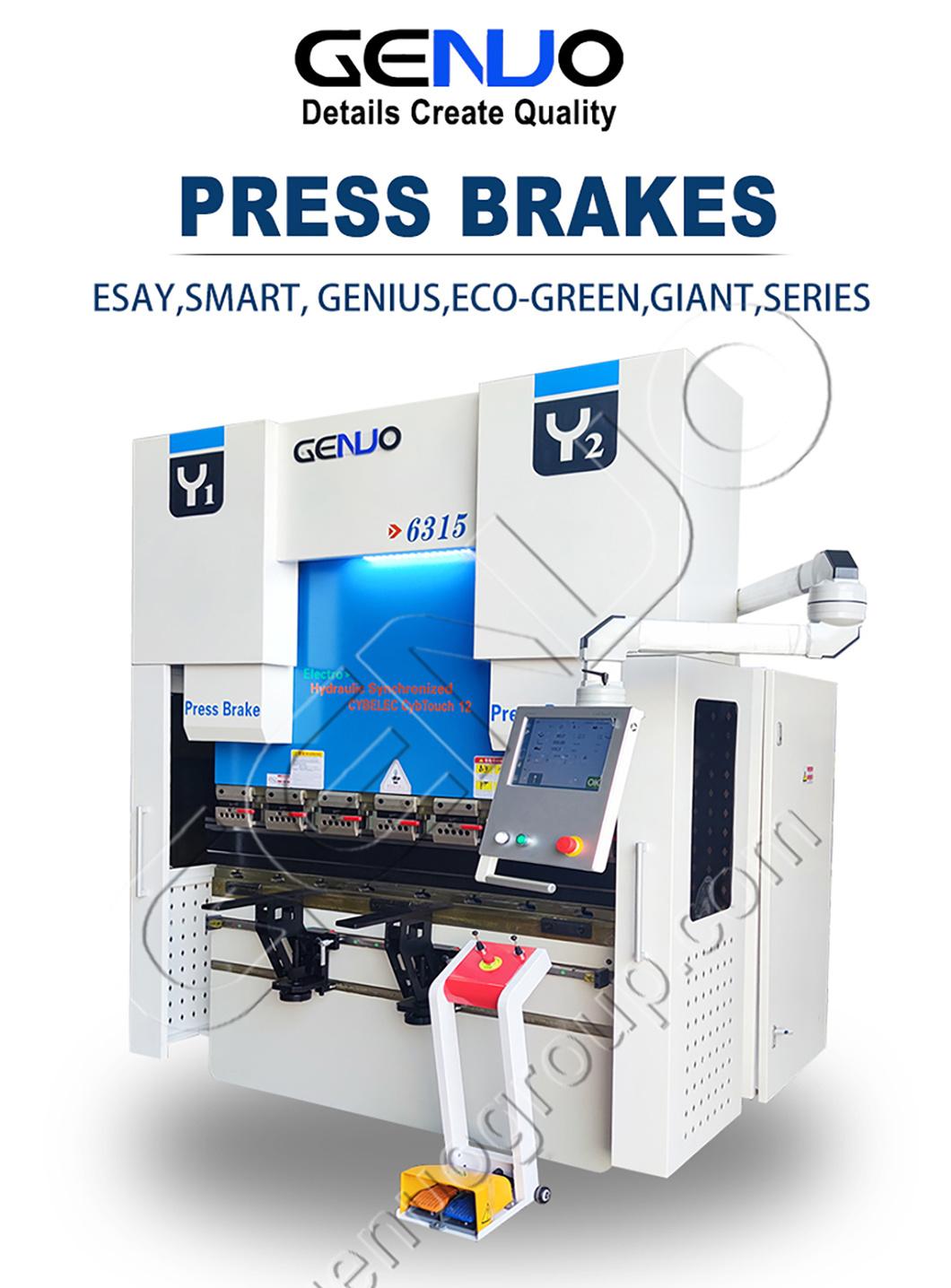 4 Axis 500t4000mm 3D Servo CNC Electric Hydraulic Press Brake Machine