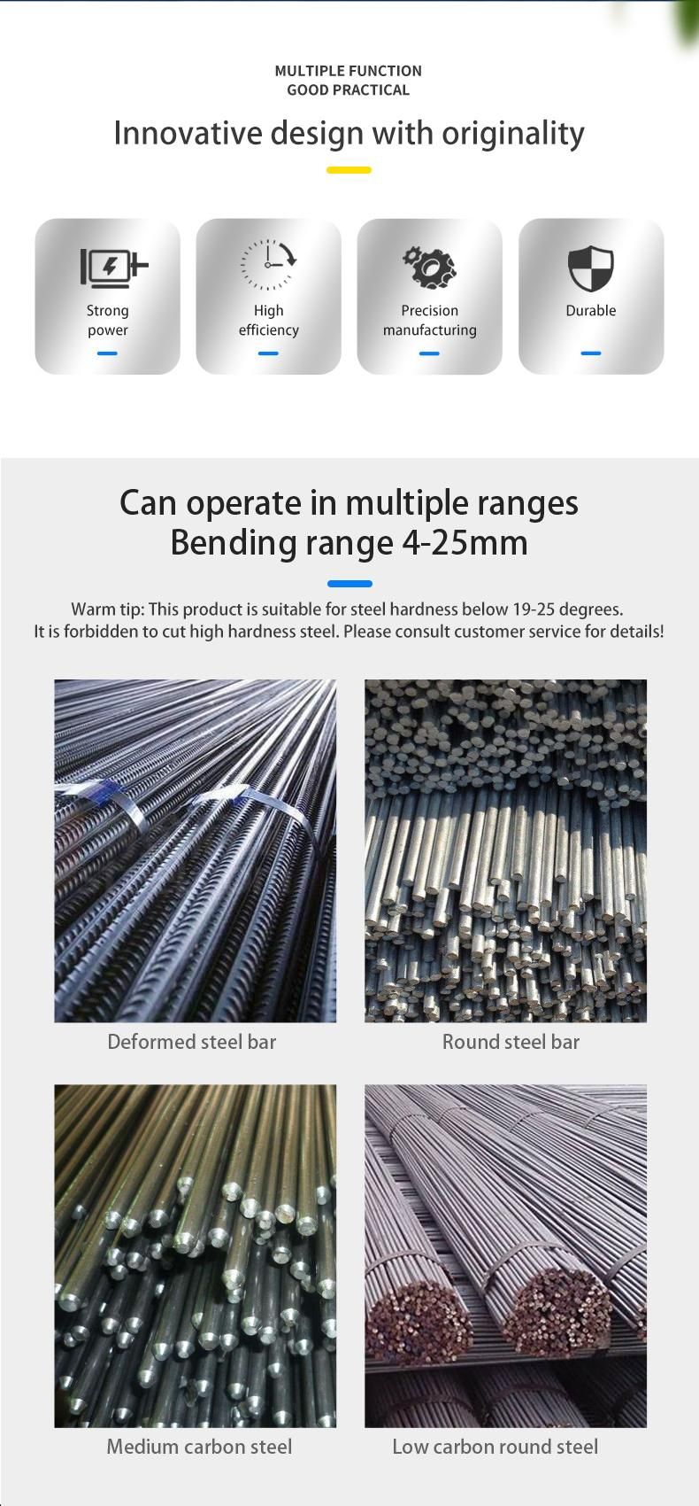 Steel Bar Bending Machine Rebar Tools