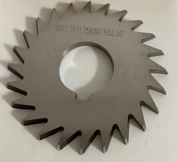 Circular Cutter Od95*5.0*31.75*24t HSS M2 Slotting Saw Blade, Circular Cutting Blade
