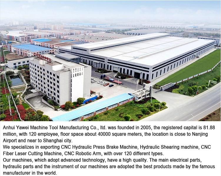 QC11K-20*6000 Hydraulic Large Plate Cutting Machinery with Safety