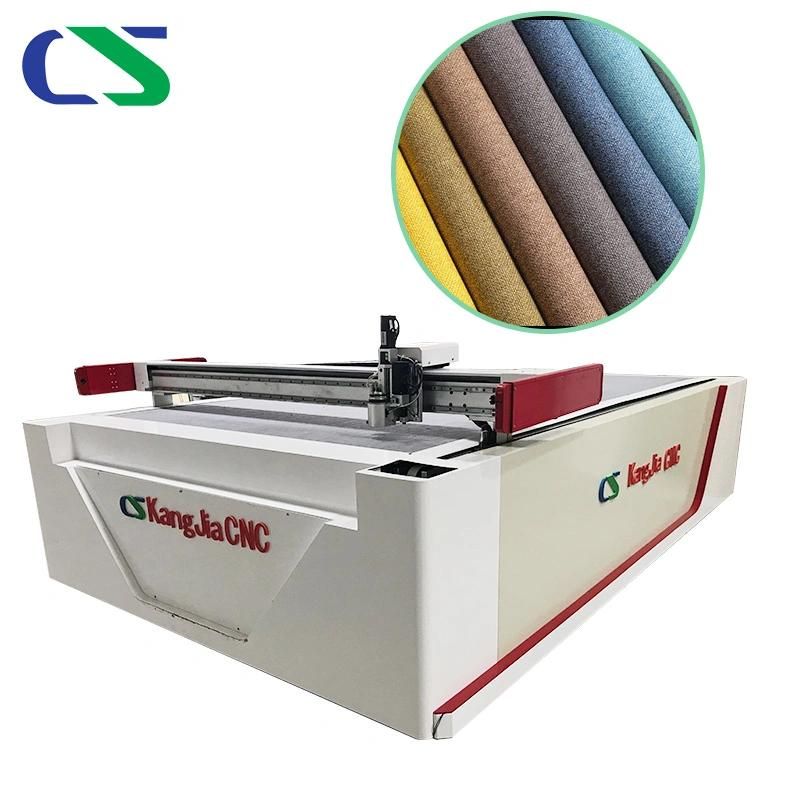 High Speed CNC Machine Genuine Leather Artificial Leather Rexine Oscillating Knife Cutting Machine