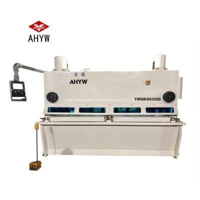Ahyw 6mm 3200mm CNC Shearing Machine with Italy Esa Controller
