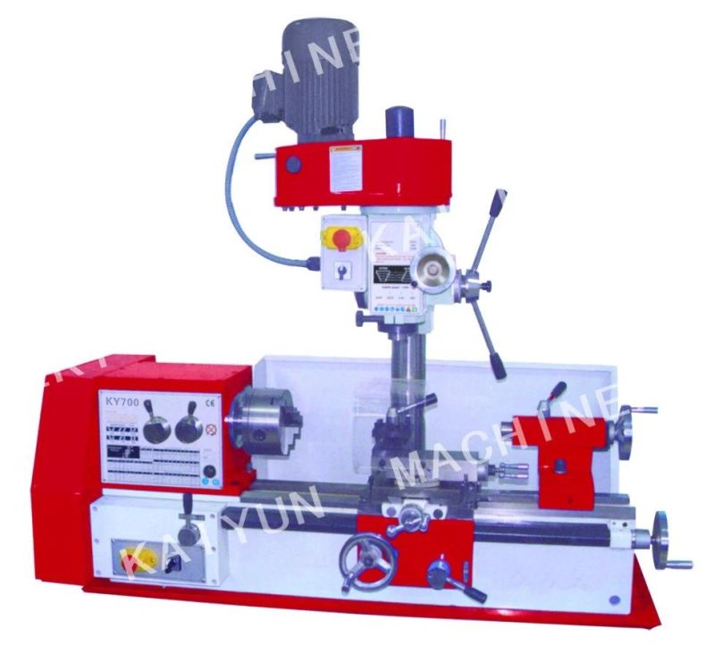 Multi Function Drill Mill Lathe Metalworking Combination Machine (KY450/KY700)
