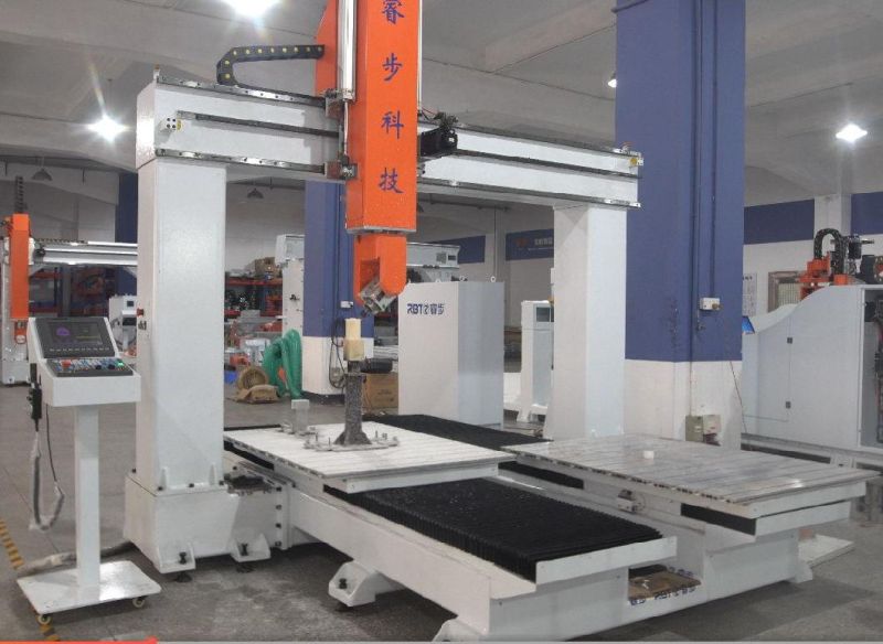 CNC Cutting Machine for Composite Materials Plastic/PC/ABS/PE/Acrylic/Carbon Fiber/ Wood/ Glass Steel Six Axis CNC Edge Cutting and Hole Drilling Machine