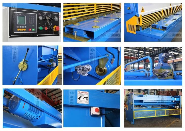 Hydraulic Swing Beam Shear with E21s Simple CNC Controller