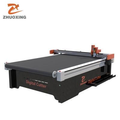 Zhuoxing Flatbed Digital Cutter Factory Fabric Material CNC Cutting Machine High Cutting Speed