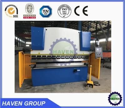 Hydraulic press brake, hydraulic plate press brake