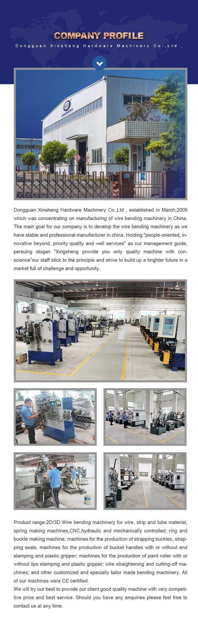 High Precision 3D CNC Wire Bending Machine Made in Dongguan