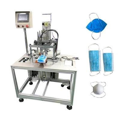 Semi-Automatic Disposable Medical Face Mask Earloop Ultrasonic Welding Machine Price