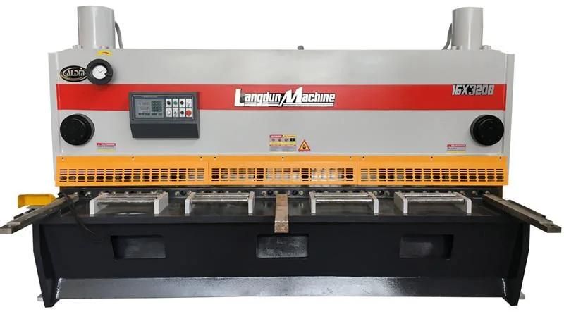 QC11K-8X2500 CNC Hydraulic Guillotine Ms Plate Cutting Machines for Construction
