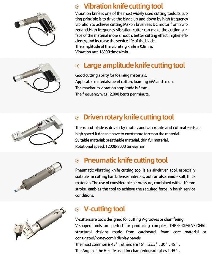 CNC Oscillating Knife Flatbed Cutting Machine Rubber Cutting Plotter