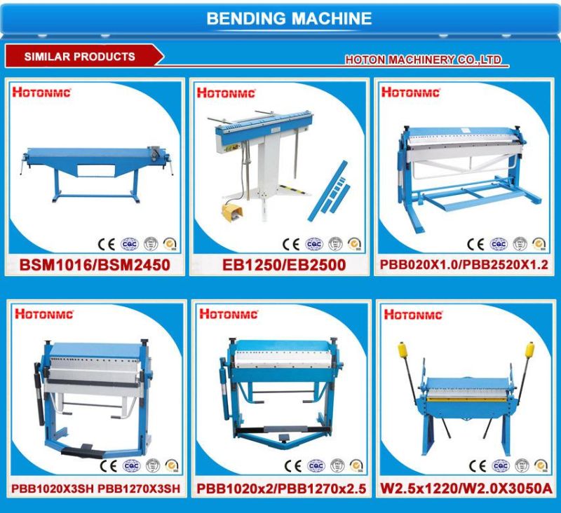 Metal sheet bending Machine Folding Machine Pan and Box PBB1520/1.5