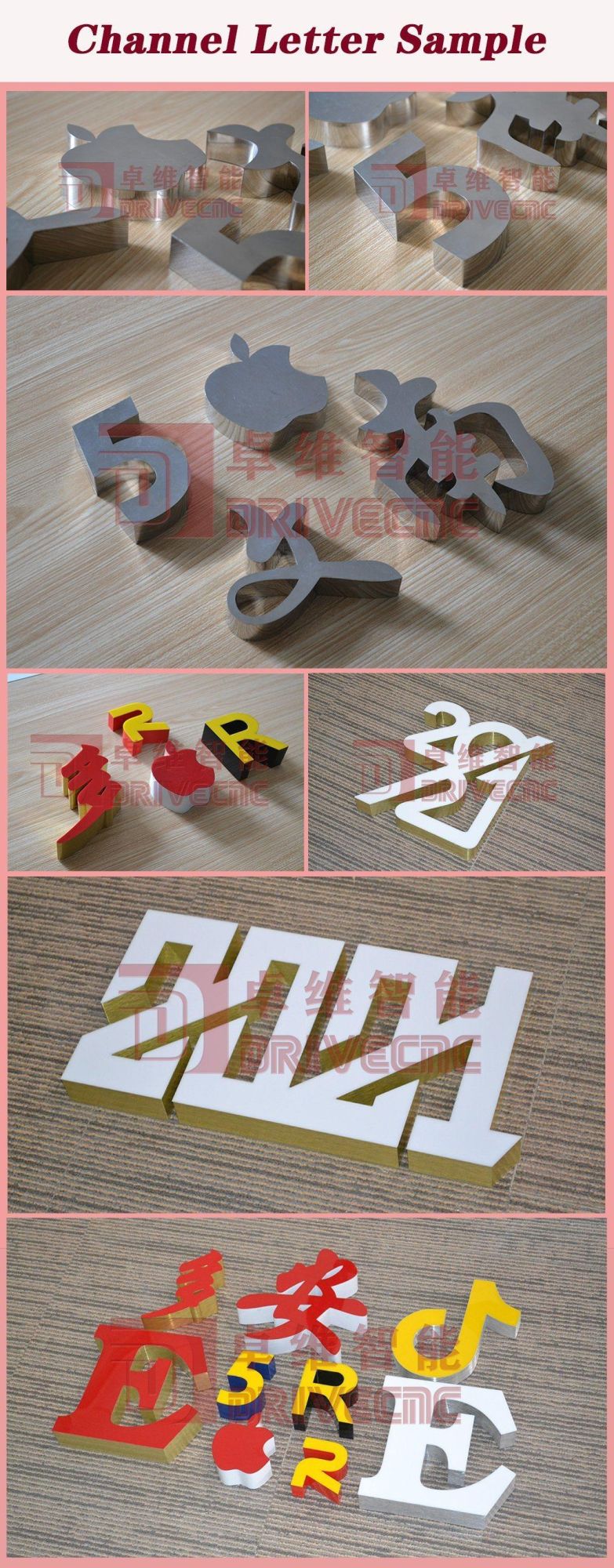 Outdoor Indoor LED Stainless Steel Letter Bender