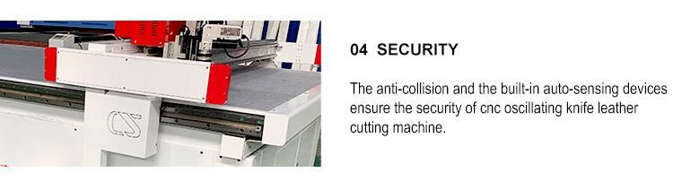 CNC Oscillating Knife Cutting Machine for Fabric for Cloth Making for Fabric Making