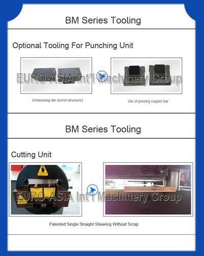 CNC Multifunction Busbar Machine with Punching Shearing Bending (Turret type) Bm-603-8p