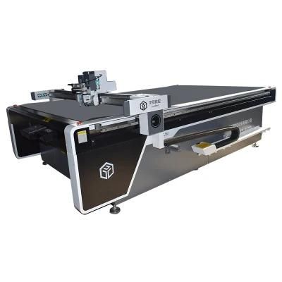 High Accuracy Cutting Machine Carton Gift Pizza Box with Creasing Wheel From Yuchen CNC Manufacturer