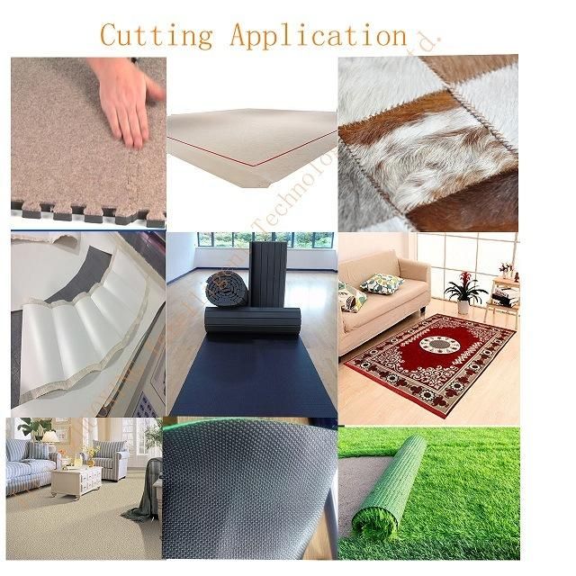 Automatic CNC Cutting Machine Softpvc Carpet Sofa Cushion Cartain Fabric